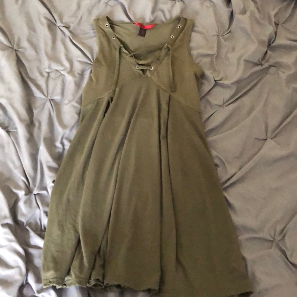 Army green dress